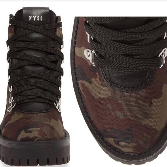 Steve Madden Bumper Camo Platform Hiking Boot. Size 6 - Picture 4 of 13